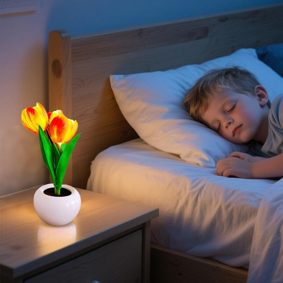🌷 Tulip Lamp — Elegant Floral Glow for Your Space