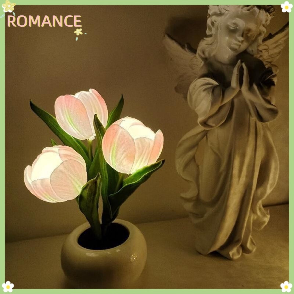 🌷 Tulip Lamp — Elegant Floral Glow for Your Space