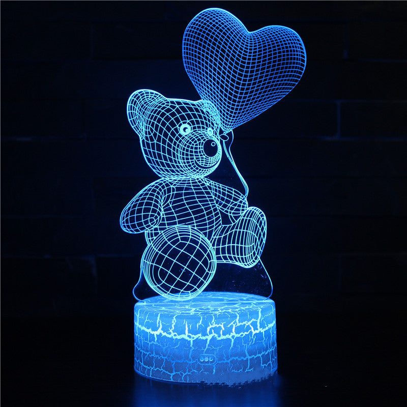 ✨ 3D Acrylic LED Neon Lamp — Modern Glow for Any Occasion