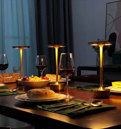 Metal Rechargeable Table Lamp