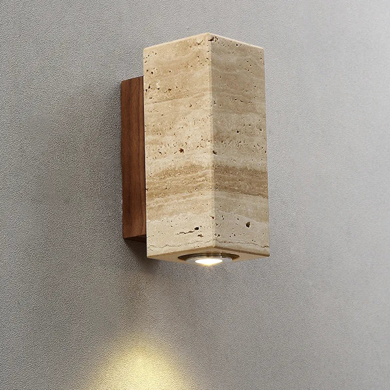 Stone Marble Style Wall Light