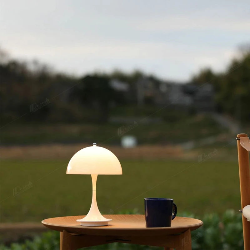 Mushroom Infinity Table Lamp Dimming Rechargeable