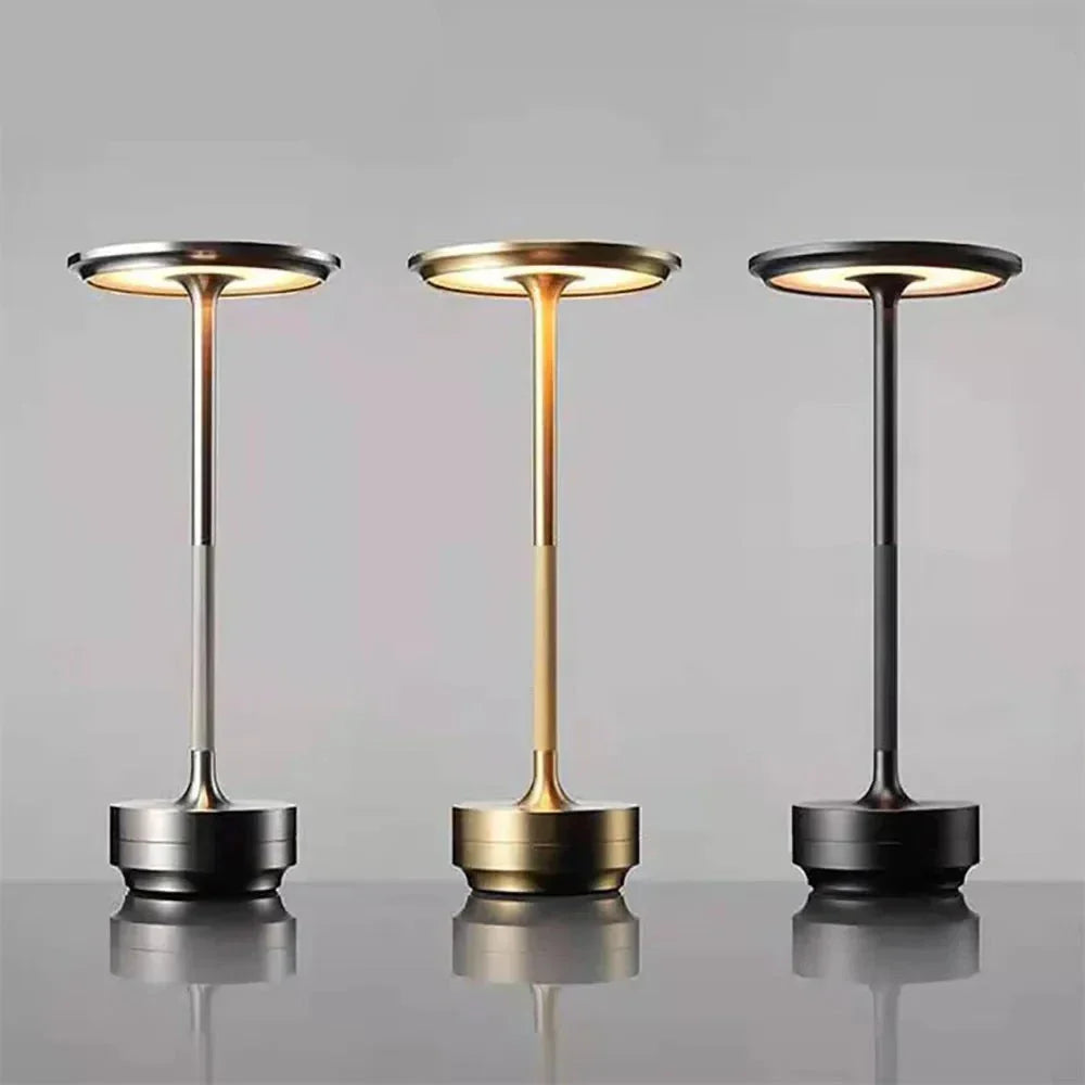 Metal Rechargeable Table Lamp