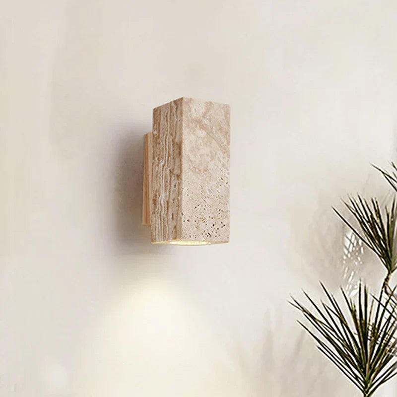 Stone Marble Style Wall Light