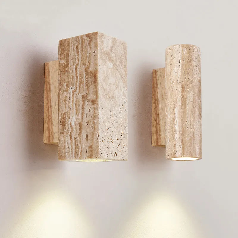 Stone Marble Style Wall Light